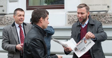 Łódzki radny Bartosz Domaszewicz: "Głosujcie, suki"