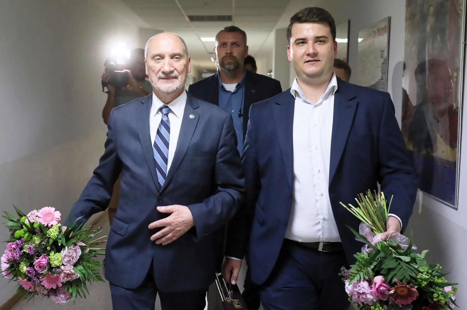 Antoni Macierewicz i Bartłomiej Misiewicz uczestniczyli we wtorek w sympozjum dot. bezpieczeństwa Polski