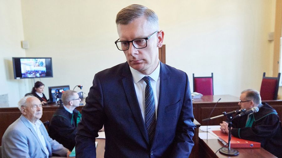 Sławomir Cenckiewicz w sądzie w Gdańsku