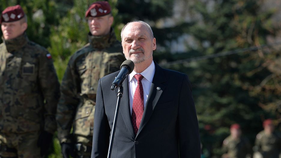 Szef MON Antoni Macierewicz