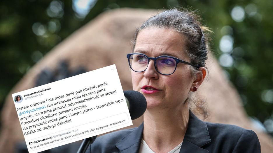 Gdańsk. Aleksandra Dulkiewicz pozywa Krzysztofa Wyszkowskiego