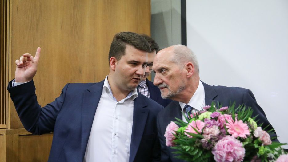Bartłomiej Misiewicz i Antoni Macierewicz