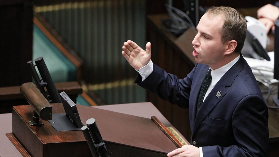 Adam Andruszkiewicz, wiceminister cyfryzacji w Sejmie