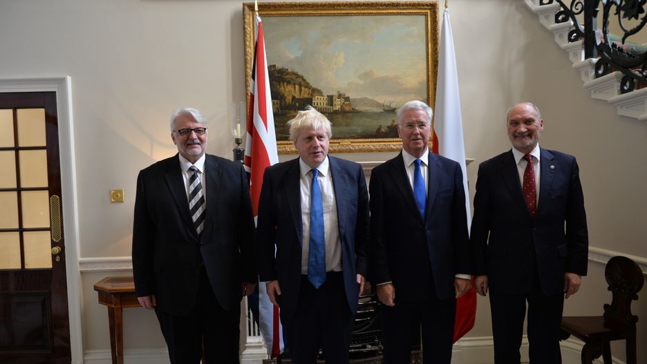 Antoni Macierewicz w Londynie rozmawia o polsko-brytyjskim traktacie
