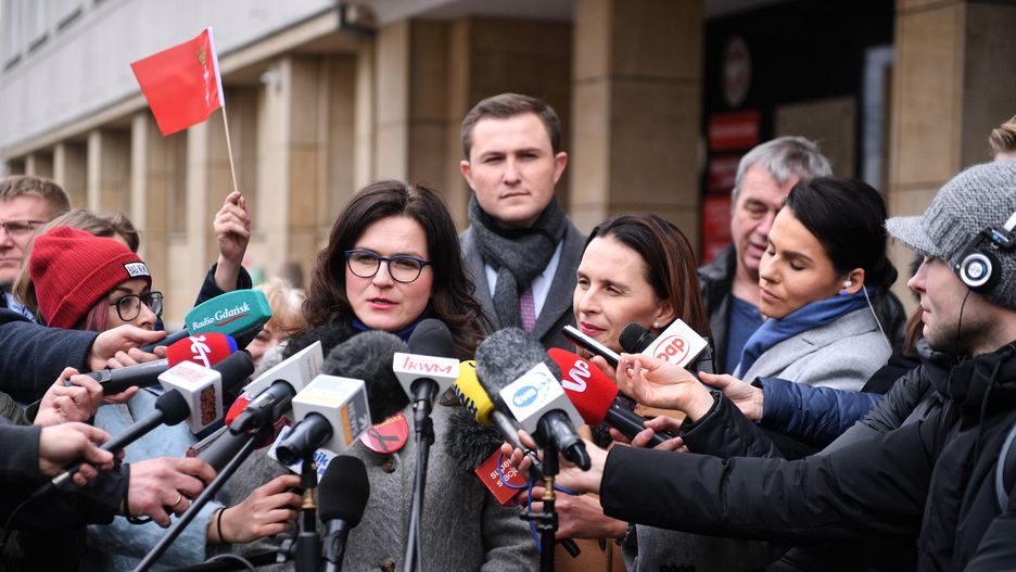 Aleksnadra Dulkiewicz podziękowała za głosy, dzięki którym została wybrana prezydentem Gdańska