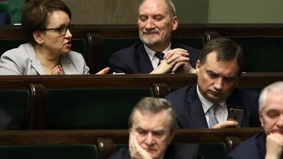 Szef MON Antoni Macierewicz w Sejmie