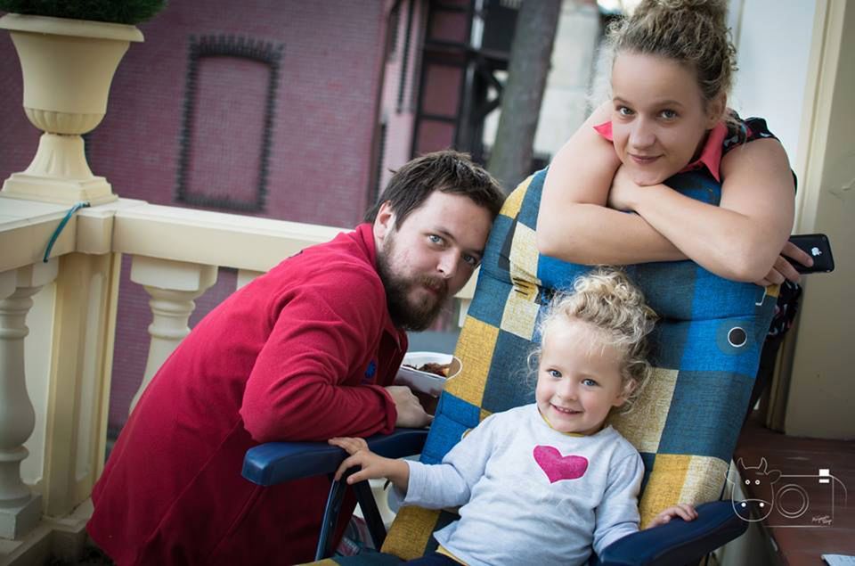Ryszard, Beata i ich córka Lea