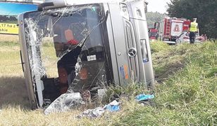 Wypadek pod Olsztynem. DK53 zablokowana, kilkanaście rannych w szpitalu