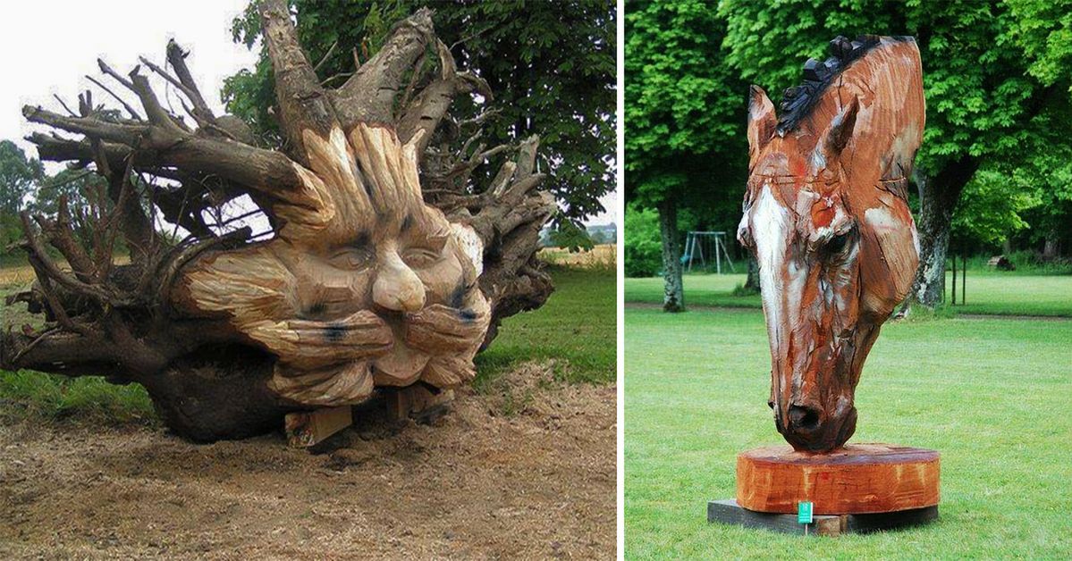 17 rzeźb z drewna, które sprawią, że zupełnie inaczej popatrzysz na sztukę