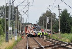 Daleszewo: pociąg uderzył w ciężarówkę z drewnem