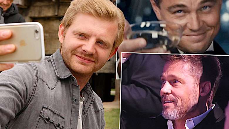Rafał Zawierucha, Leonardo DiCaprio i Brad Pitt