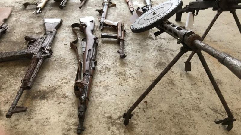 Braniewo. Policja zabezpieczyła nielegalną broń z okresu II wojny światowej