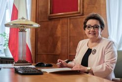 Anna Zalewska na spotkaniu z mieszkańcami swojego okręgu. Została wybuczana