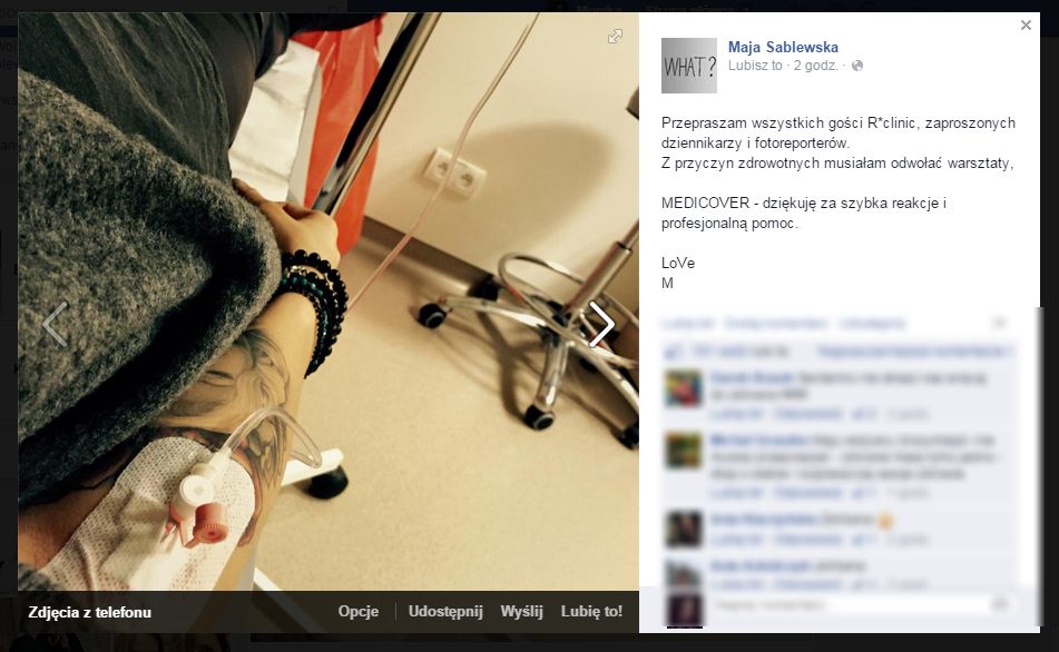 Maja Sablewska
screen Facebook