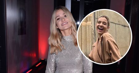 Joanna Koroniewska w płaszczu z sieciówki. Idealny na końcówkę jesieni