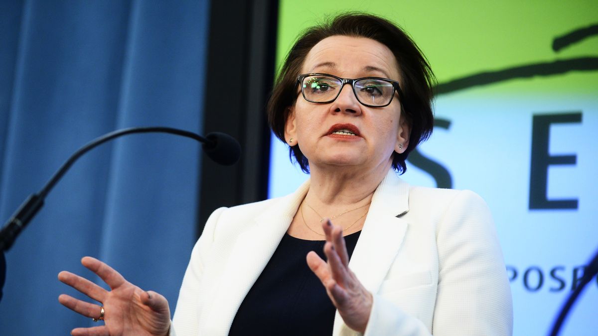Minister edukacji Anna Zalewska