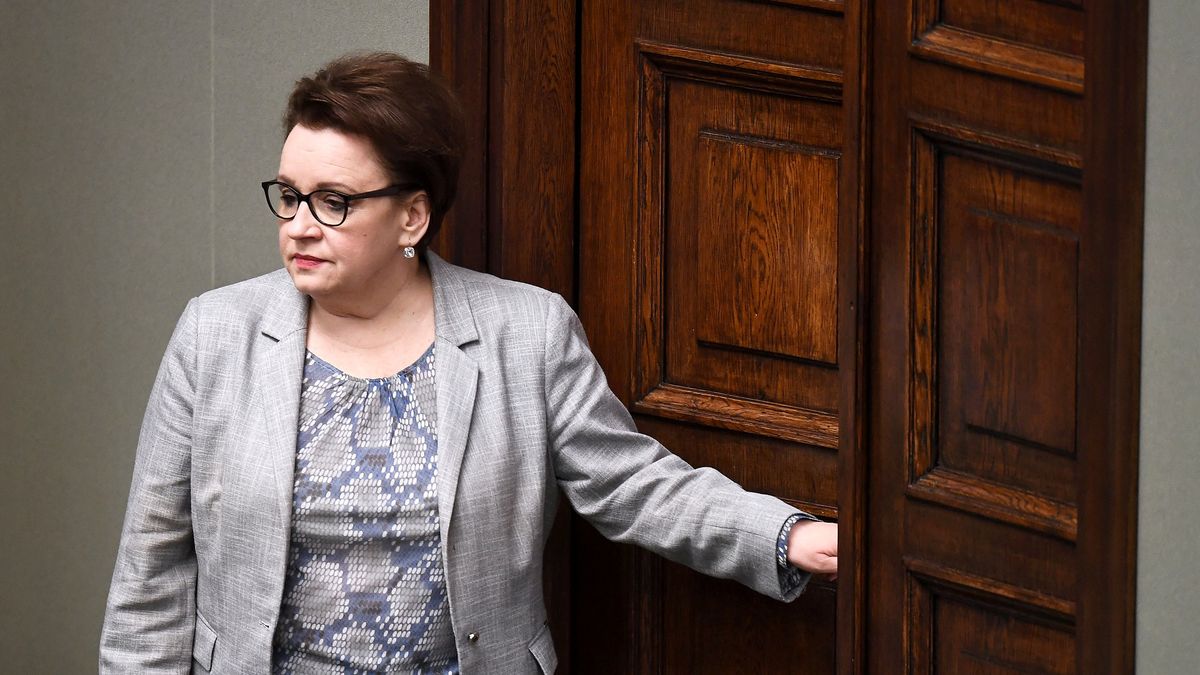 Minister edukacji Anna Zalewska.