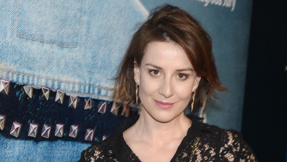 Aktorka na premierze filmu "Twarz"