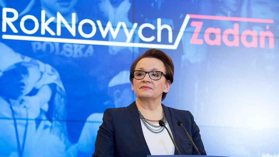 Minister edukacji narodowej Anna Zalewska