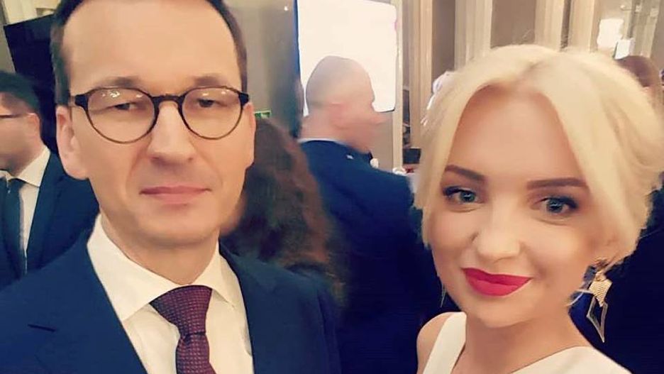 Mateusz Morawiecki i Ilona Januszewska