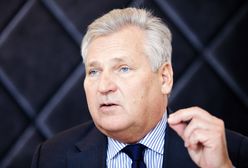 Aleksander Kwaśniewski broni zastrzeżeń KE i nie chce reparacji od Niemców. "Opamiętajcie się, kochani"