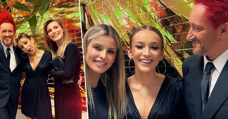 Michał Wiśniewski z żoną i Mandaryną na studniówce Fabienne. Gwiazdor pokazał partnera córki. Ale ciacho!