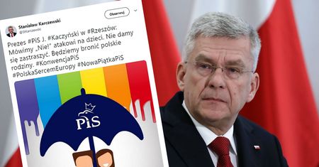 Stanisław Karczewski wrzuca do sieci grafikę. Wywołuje burzę