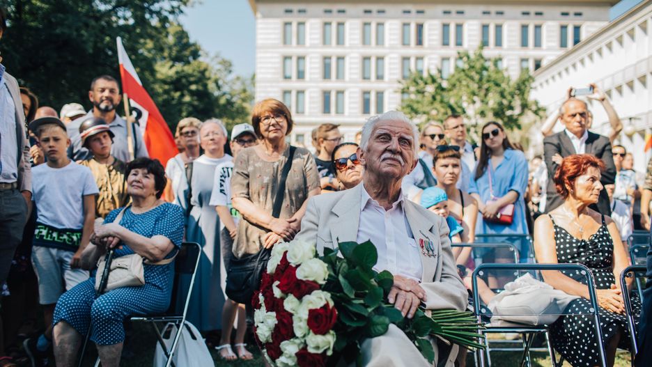 Tłumy przyszły, by spełnić marzenie Powstańca Warszawskiego Stanisława Majewskiego