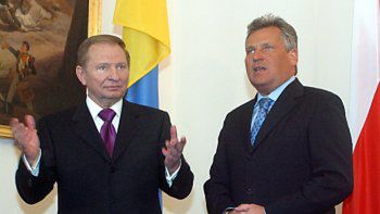 Leonid Kuczma i Aleksander Kwaśniewski