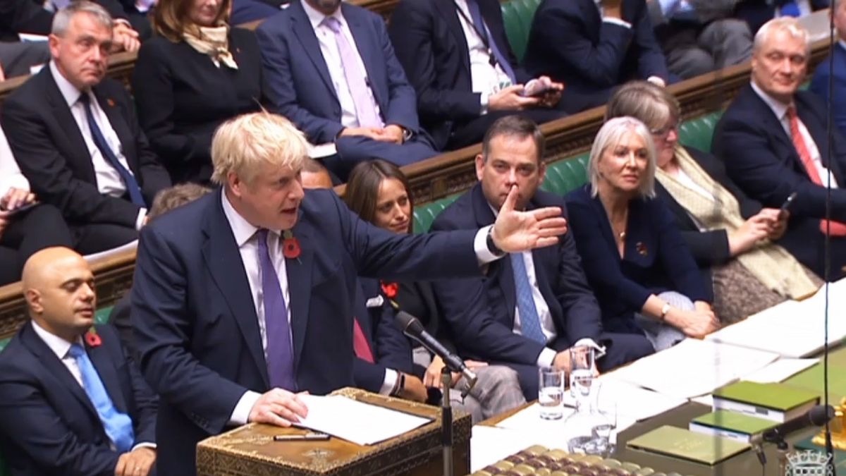 Boris Johnson w parlamencie przekonuje do głosowania nad wnioskiem o wcześniejsze wybory