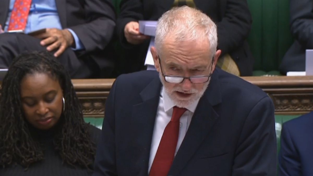 Kierowana przez Jeremy Corbyna Partia Pracy podjęła wyzwanie premiera Johnsona.