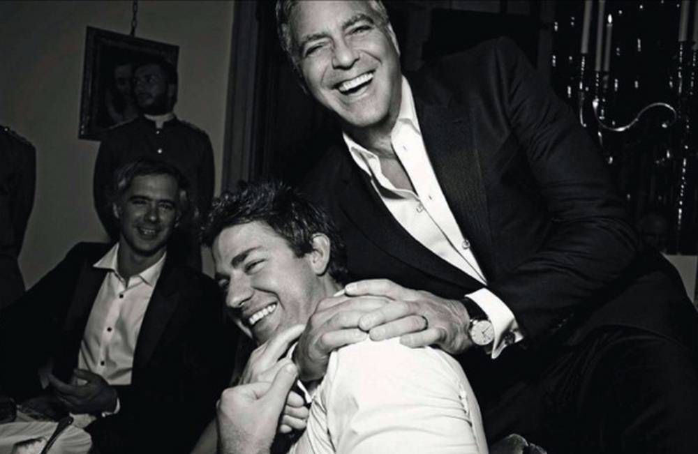 Amal Alamuddin i George Clooney
Fot. screen z Vanity Fair