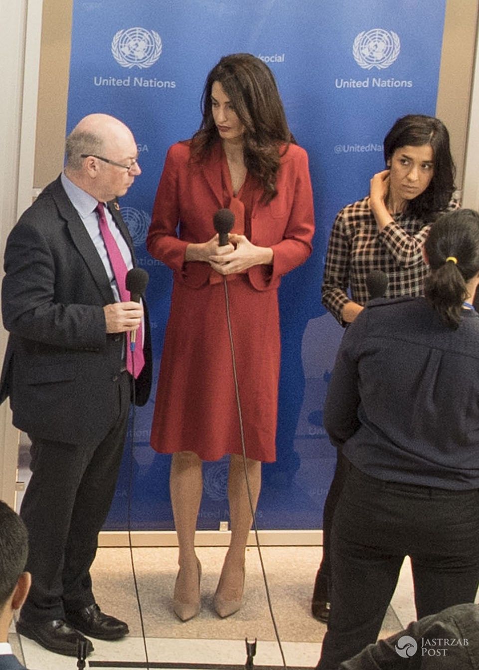 Amal Clooney na spotkaniu ONZ