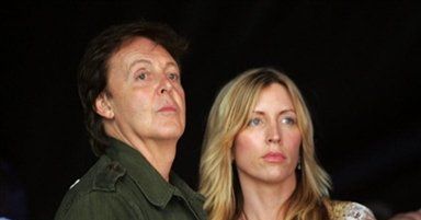 Paul i Heather McCartney w obronie fok