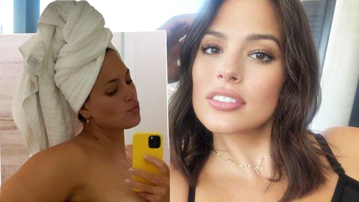 Ashley Graham łamie tabu i pokazuje odważne ciążowe zdjęcie. Modelka plus size eksponuje imponujące krągłości