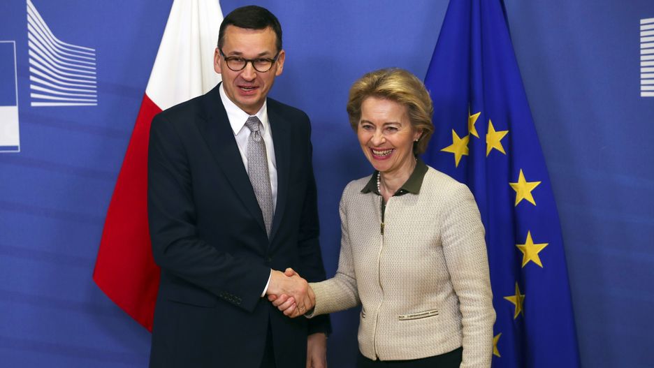 Mateusz Morawiecki i Ursula von der Leyen spotkali się w Brukseli