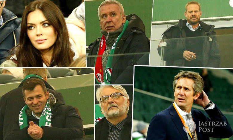 Gwiazdy na meczu Legia Warszawa-Ajax Amsterdam: Edyta Zając-Rzeźniczak, Rinke Rooyens, Krzysztof Materna, Witold Waszczykowski...