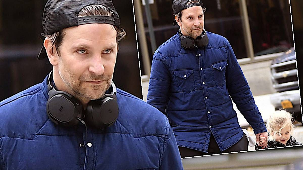 Bradley Cooper z córką w drodze na siłownię