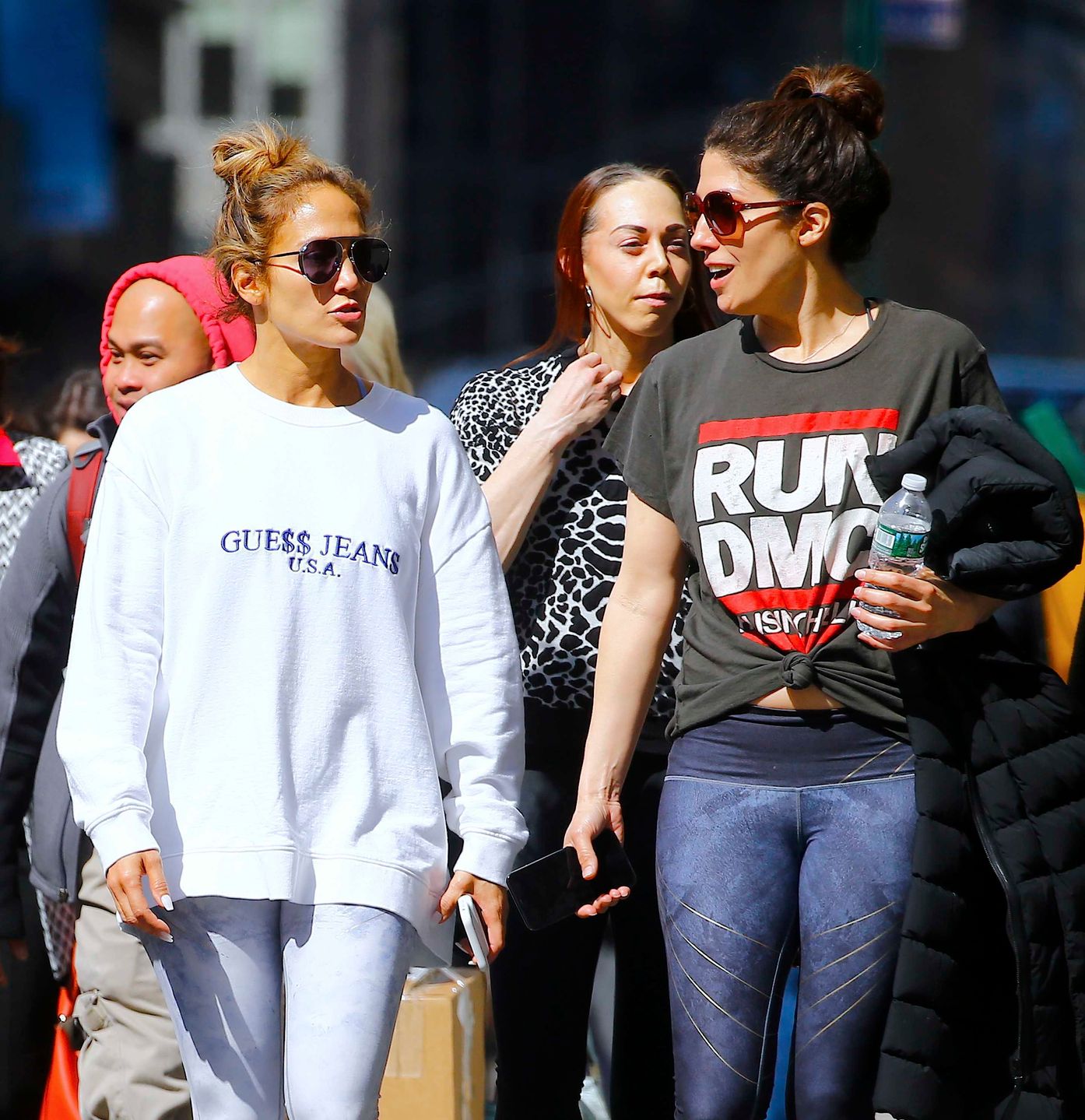Jennifer Lopez i Lynda Lopez w drodze na siłownię