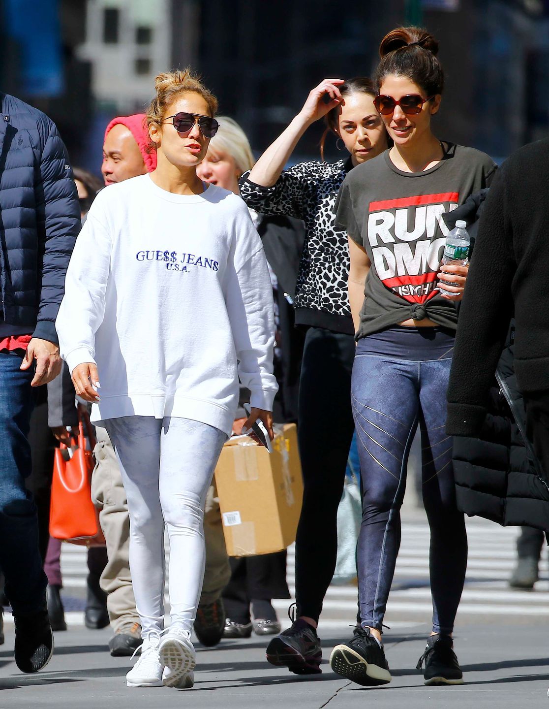 Jennifer Lopez i Lynda Lopez w drodze na siłownię