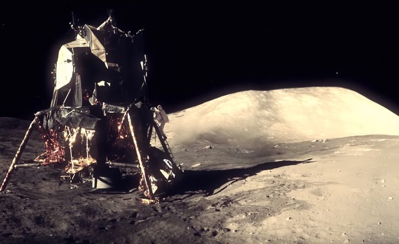 Zobacz nowy film z lądowaniem człowieka na Księżycu