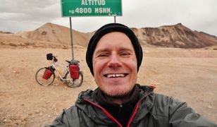 Piotr Strzeżysz drogę z Patagonii na Alaskę pokonał rowerem. "Każda podróż jest ważna"