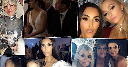 Wow! Kim Kardashian zbudowała własne zimowe miasteczko! Na świątecznej imprezie bawiły się nawet Cailtyn i Kris Jenner!