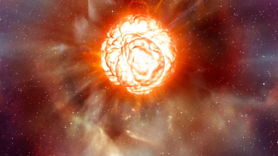 Betelgeza jest ponad 100 tysięcy razy większa od Słońca