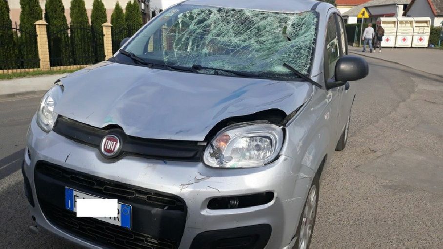 Samochód miał włoskie tablice rejestracyjne, ale jechał nim Polak