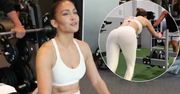 Jennifer Lopez szykuje formę na swoje 50-te urodziny! Gwiazda ostro trenuje na siłowni w samym staniku! Nie jest tam sama! [WIDEO]