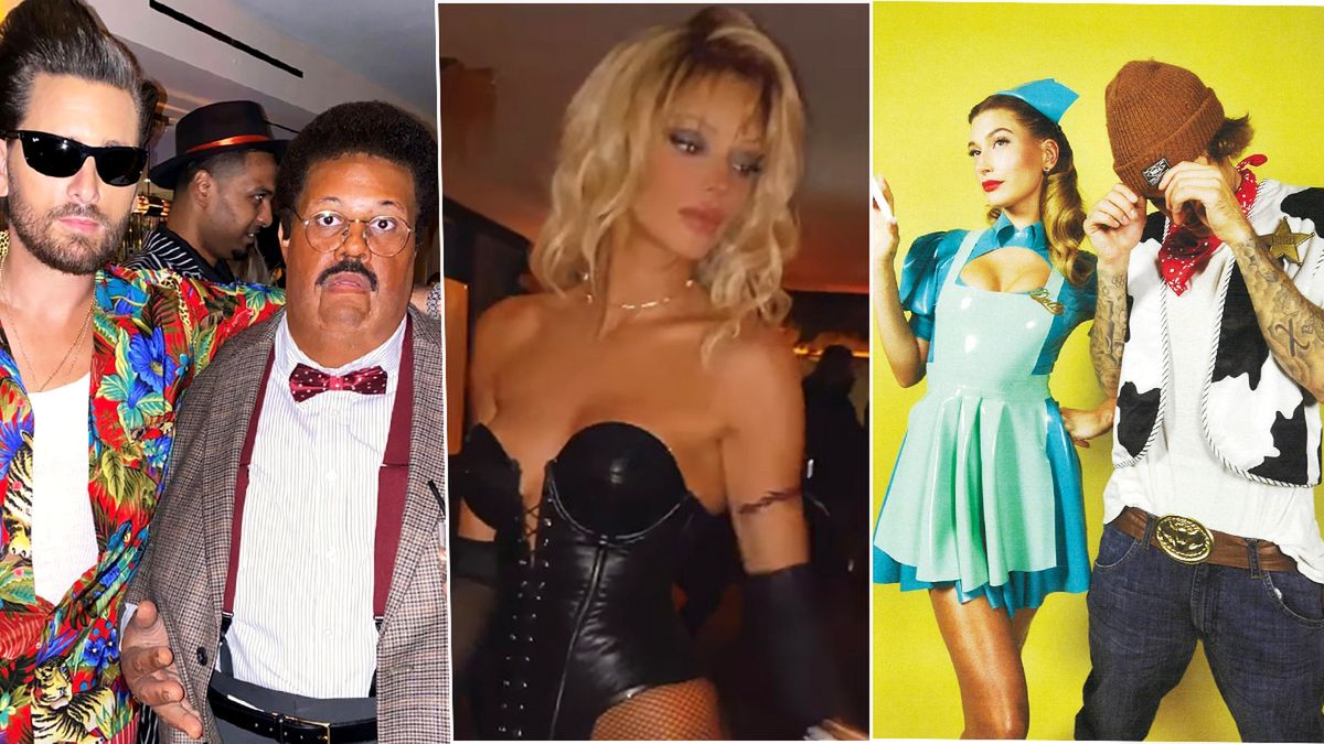 Halloween 2020: Tłum poprzebieranych gwiazd na imprezie u Kendall Jenner! Bieber, Kardashianki,  The Weeknd