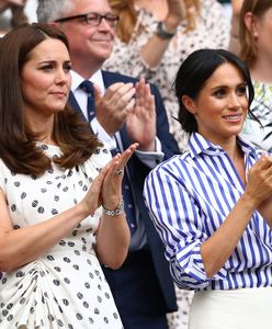 Fanki zwariowały na punkcie kreacji Kate i Meghan z Wimbledonu. Stylizacje w mig się wyprzedały