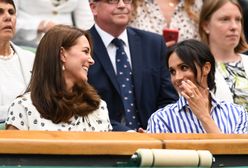 Księżne Kate i Meghan na Wimbledonie. Bawiły się świetnie w swoim towarzystwie