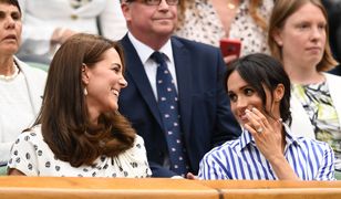 Księżne Kate i Meghan na Wimbledonie. Bawiły się świetnie w swoim towarzystwie